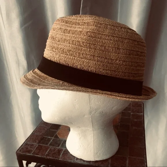 Sonoma Goods for Life Straw Fedora Hat - Picture 1 of 9